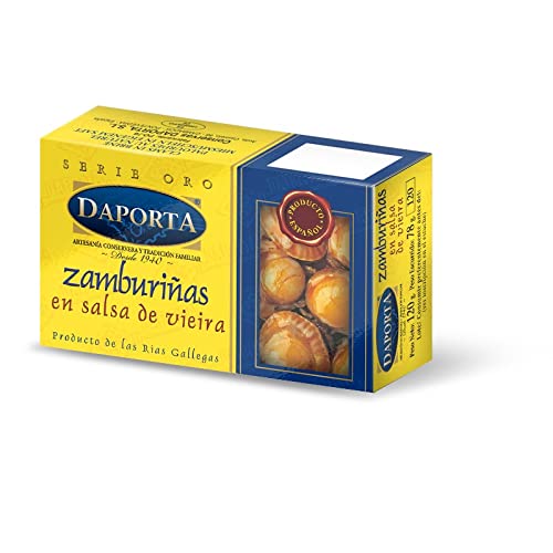 Zamburiñas en salsa de Vieira Serie Oro Daporta