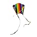 Produktbild Drachen Kite ,COLORFUL Kinder bunte Mini Pocket Kite Outdoor Fun Sport Software Drachenfliegen ,Geschenkidee Spielzeug für draußen (A)