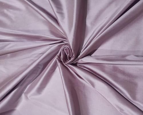 Tissu 100 % pure soie lavande au mètre pour confection de vêtements de cérémonie DUP336