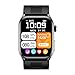 Knauermann PRO 4 Air (2026) Smartwatch & Fitness-Tracker Damen Herren, AMOLED Always-On, IP66, Bluetooth 5.3, bis 25 Tage Akku, Android & iOS, Schwarz – Eckig, Premiumpaket