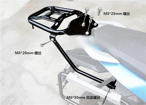 Porte-bagages CFMOTO 650 MT avec boîte de sac selle arrière moto