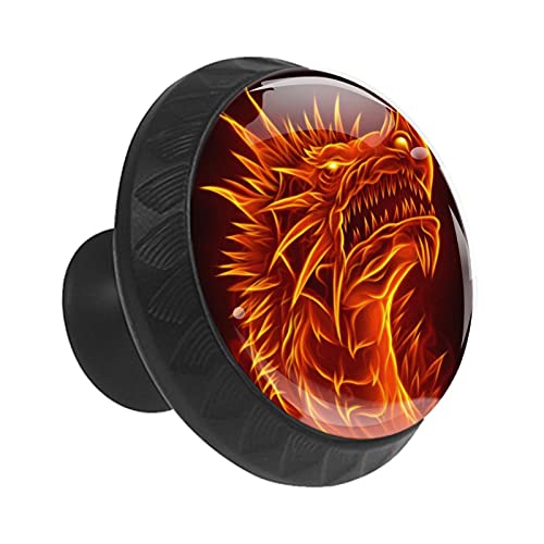 Boutons de tiroir dragon chinois pour rénover facilement une commode d'enfant