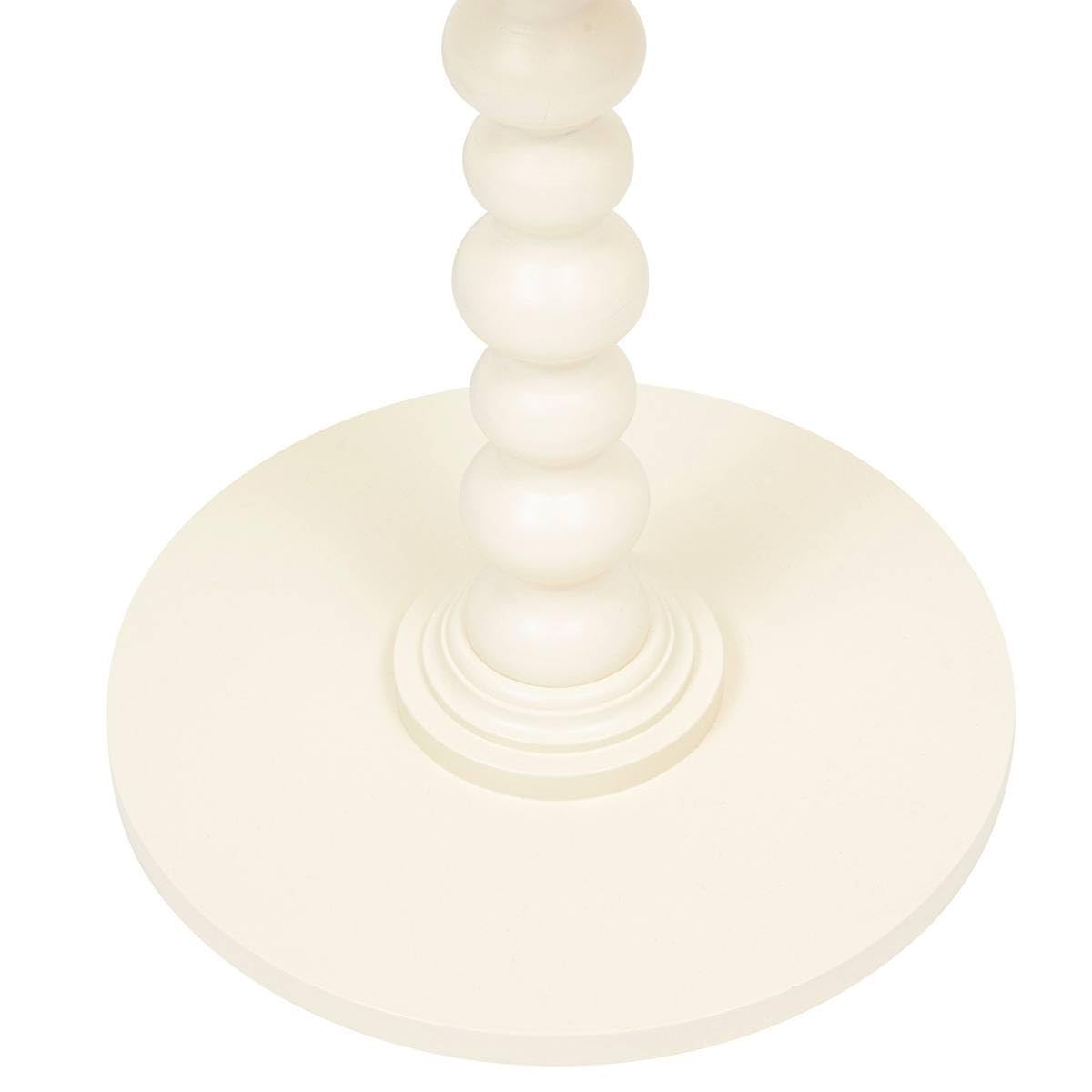 Atmosphera - Table d’appoint Alix Ivoire 50x38x38cm