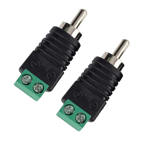 Conectores RCA para cable de altavoz, pack 12 piezas miniatura 4