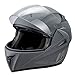 WESTT Torque Motorrad Integralhelm I Motorradhelm grau I Motorrad Klapphelm I stoßfester Motorradhelm I Integralhelm Herren & Damen I Roller Helm I ECE Zertifiziert I Größe S
