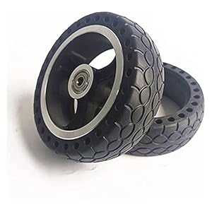 Elektrische scooterbanden, 5,5-inch honingraatbanden, 5.5×1.5 antislip slijtvaste banden, aluminiumlegering wiel…