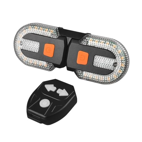 Clignotants à distance sans fil pour feu arrière de vélo et lampe d'avertissement moto
