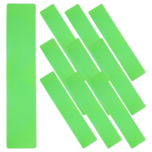Repères pour entraînement sportif en PVC vert lot de 10 de tennis