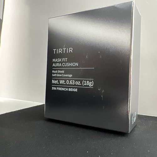 Image of TIRTIR Mask Fit Aura Cushion Foundation, Full coverage, Skin fit, Satin Glow Finish, Korean Cushion Foundation #31N FRENCH BEIGE| 18g
