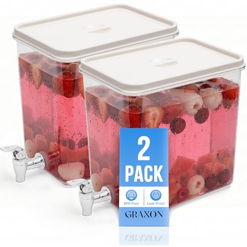 GRAXON 2-Pack Beverage Dispensers