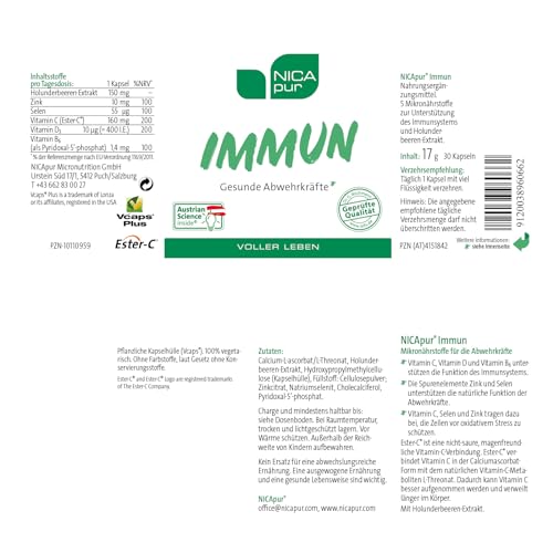 Immunkur NICApur Immun I zur Unterstützung des Immunsystems
