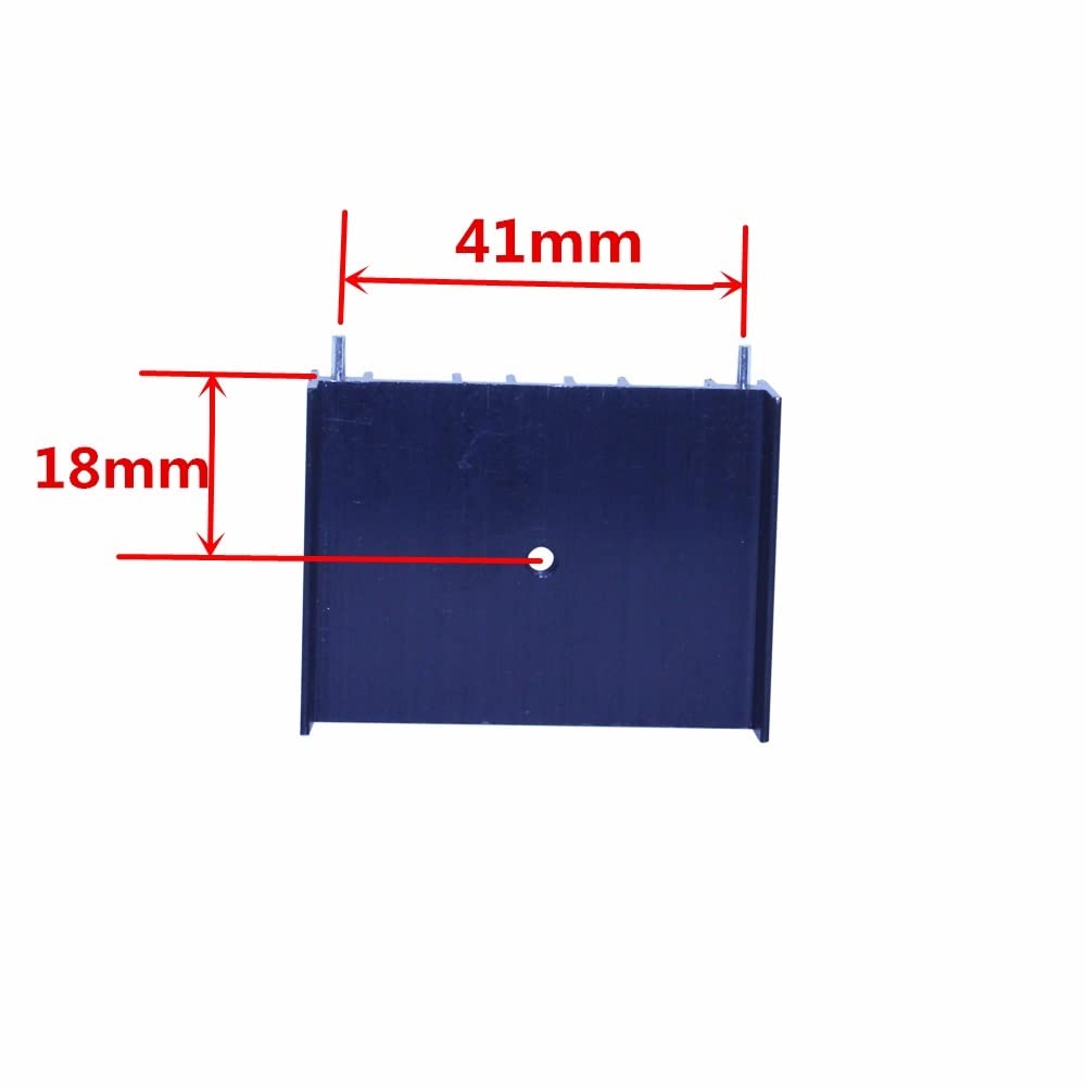 Dissipatore di calore fai da te (5 pz/lotto) 47x35x17mm Dissipatore di Calore Radiatore Dissipatore di Calore for MOS Triodo Diodo Dynatron IC Raffreddamento Elettronico di Raffreddamento