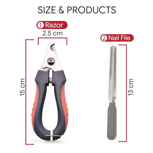 Dog-Cat-Pets-Nail-Clippers-and-Trimmers-Pet-Nail-Cutter-with-Safety-Guard-to-Avoid-Over-Cutting-Free-Nail-File-Razor-Sharp-Blade-Professional-Grooming-Tool-for-Pets