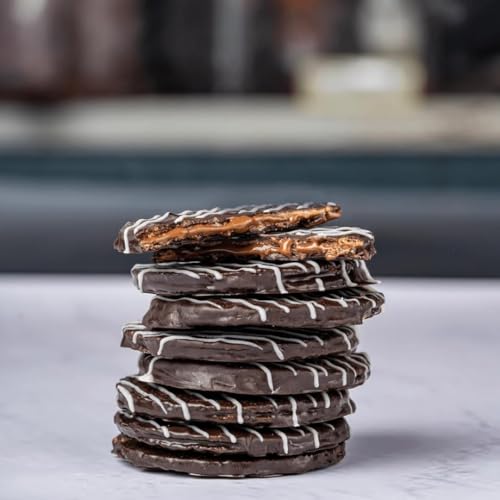 Image of Nova Nova Dark Waffle Chocolates - Box of 6 - Vegetarian, 100% Eggless | No Added Preservatives (120g) (Pack of 2)