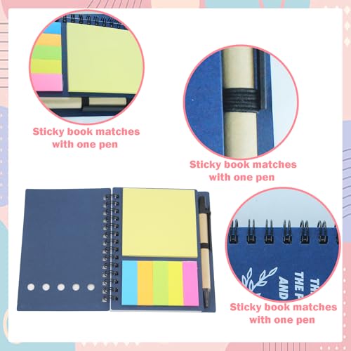 Image of 10 Set Motivational Pens Notebook Gifts,Bulk Thank You Teacher Appreciation Gift Inspirational Notebook,Top Spiral Notepads Party Favors,Notepads for Student Volunteer Employee Coworker
