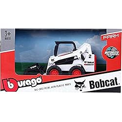 Minicargador Bobcat Caterpillar Bburago Bobcat 1:43