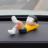 ドラえもん 車の装飾漫画 のび太アニメーションカーセンターコンソールデコレーション 車内クリエイティブアクセサリー 車の中で 装飾用品