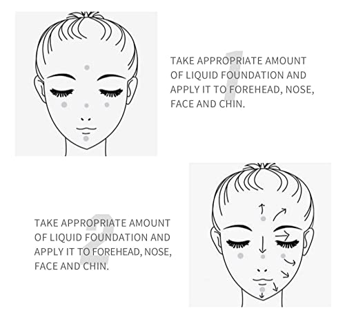 2 Pack Phoera Foundation,Flawless Soft Matte Oil Control Liquid Foundation Durable Waterproof 24 Hr Best Cover Up Full Coverage Face Makeup.phoera Foundation 102-Nude And 103- Warm Peach #TOP6