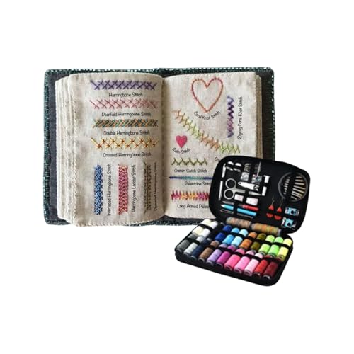 Point de croix kit portable pour broder en voyage en famille