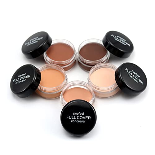 RoseFlower Corrector Facial, Paleta de Contorno de Corrector de 5 Colores, Corrector Profesional Esculpir Maquillaje Facial, Crema Correctora de Cobertura Completa, para Uso Profesional y Diario