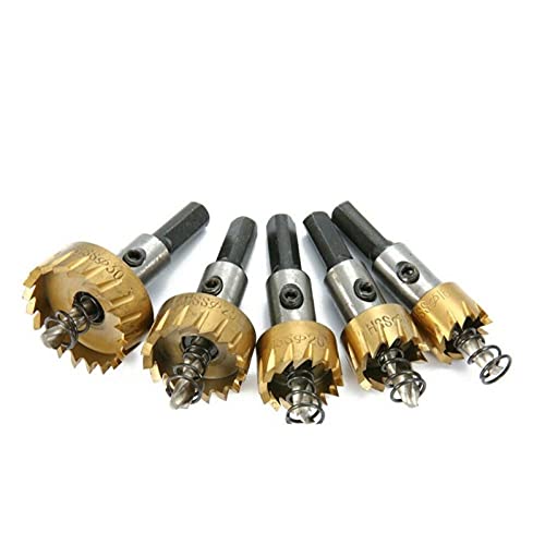 Juego de 5 brocas de carburo para metal 16-30 mm miniatura 1
