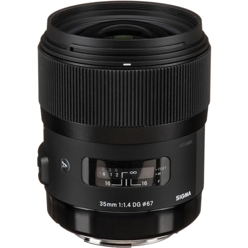 Sigma 35mm f/1.4 DG DN HSM Art Lens Bundle for Canon EF Cameras/Mount + UV, FLD, PL Filter Kit and 128 Extreme Memory Card - Thumbnail 2