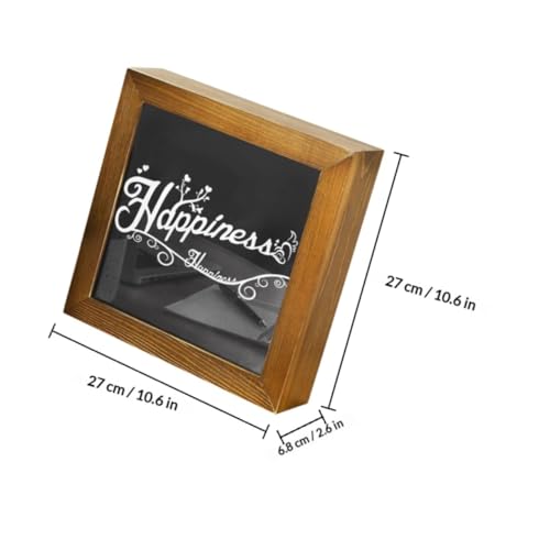 Boîte à économies petite et compacte LIOOBO en bois à ouvrir - 3