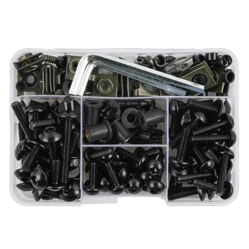 YDwpan Fairing Bolt Kit for Suzuki V-Strom DL650 DL1000 Vstorm DL 650 DL650 Motorcycle Windscreen Screws Washers Nuts ClipsFasteners Accessories