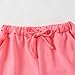 Klyatpxoen Size 12 13 Years Teen Girl's Tracksuit Sets 2 Piece Outfits Pink Vacation Tee Top and Drawstring Waist Shorts(12-13Y)