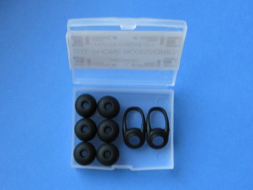 6 Large Earbuds Eartips And 2 Stabilizers Helpers Set Compatible With Plantronics Backbeat Go Headset #TOP1