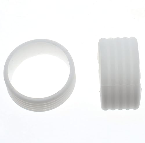 Miniatura 3 de FDXGYH Agarre para raqueta de tenis, anillo de goma con agarre antideslizante para raqueta de tenis de bádminton absorbente en su lugar, color negro