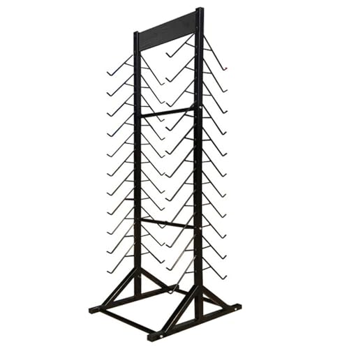 Présentoir en marbre pour carrelage grand format et présentoir de sol métallique pour magasin