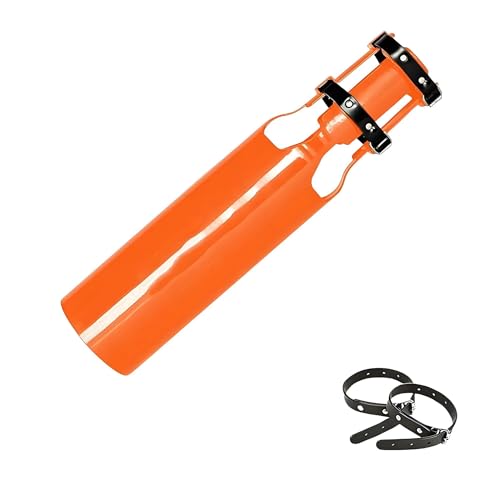 Opaeroo Potenciador Instantáneo De Flujo De Aire, Amplificador para Sopladores, Accesorio Mejorado, Compatible 2-4", Durabilidad Total (Naranja/Negro) Orange