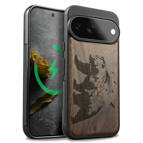 Coque Pixel 11 Pro XL Magsafe Bois Ours : L'Accessoire Idéal pour les Passionnés de Nature