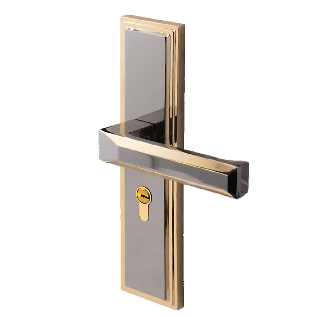 MOBYGKFY Household Solid Wood Door Universal Magnetic Suction Mute No Punch Lock Indoor Bedroom Room Locks