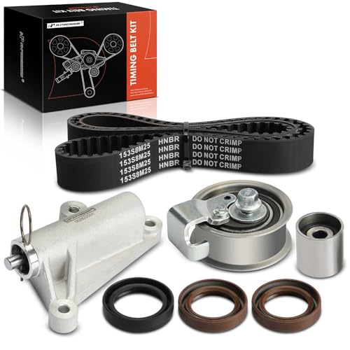 A-Premium Engine Timing Belt Kit Compatible with Audi A4 1997-2000, A4 Quattro 1997-2000 & Volkswagen Passat 1998-2000 - 1.8L