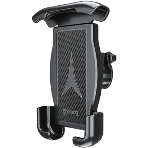 Crong Bikeclip Enduro Support Universel pour téléphone Portable 4,7"-6,8" pour vélo, Scooter électrique, Moto, avec Rotation à 360°