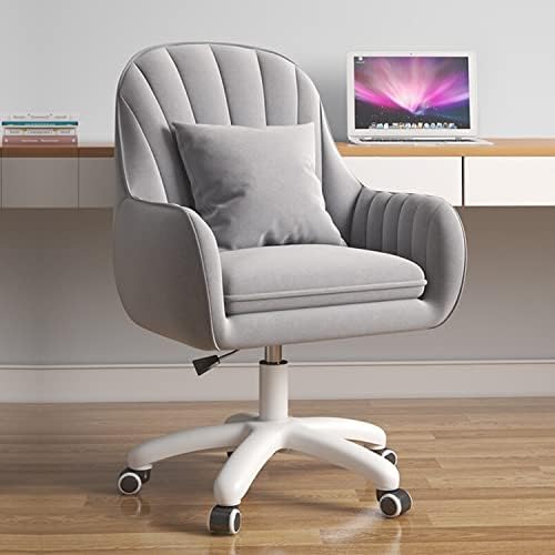 HDHNBA Cute Office Chair Home Computer Chairs Adjustable Task Chairs Modern Office Chair Makeup Chair 362° Swivel Computer Chair Mid Back Chair Living Room Chairs…
