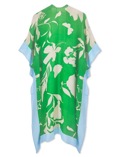 Image of Spicy Sandia Kimonos for Women Floral Beach Cover Up Loose Swimsuit Bathing Suit Coverup Cardigan for Summer Swimwear