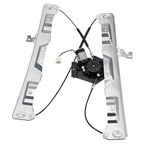 Image of TRQ Front Left Power Window Regulator & Motor Assembly Drivers Side Compatible with 2002-2008 Ford Explorer 2007-2008 Explorer Sport Trac Mercury Mountaineer