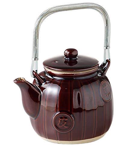 Amazon.co.jp: エールネット(Ale-net) 土瓶 どびん 径14×高13cm