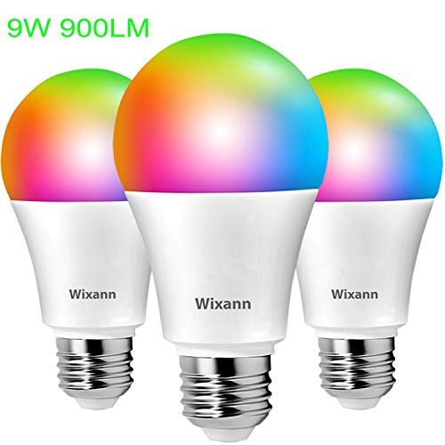 Wixann 9W Smart Wi-Fi Light Bulb Compatible with Alexa & Google Home Assistant