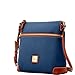 Dooney & Bourke Women's Crossbody in Pebble Grain Leather, Large Handbag with Adjustable Shoulder Strap, Jeans