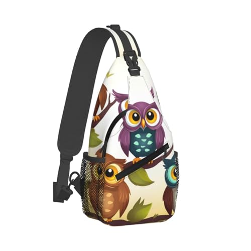 Bolso cruzado tipo bandolera para hombres y mujeres negro miniatura 3
