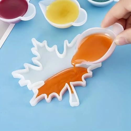 40 Mini tasses à mesurer en silicone antiadhésif et réutilisable pour résine - 5