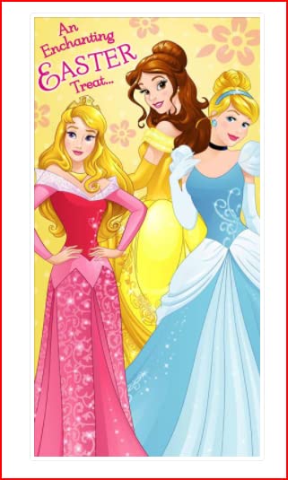 UK Greetings Disney Princess Easter Money Wallet Card