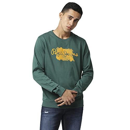 Image of Pepe Jeans Men's Cotton Hooded Neck Sweatshirt