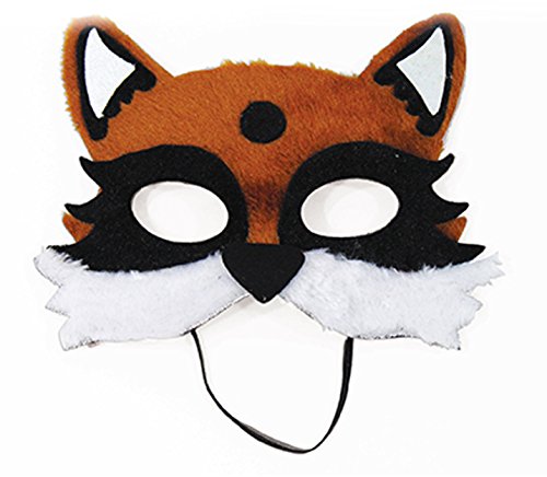 Child's Animal Critter Forest Fox Half Mask Costume Accessory