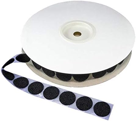 DuraGrip® Brand - 1 3/8" Black Loop Coins | Loop Side Only, Hook Side Sold Separately