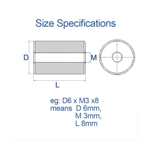 Écrou d'accouplement moleté en acier inoxydable M10 pour serrage durable - 2